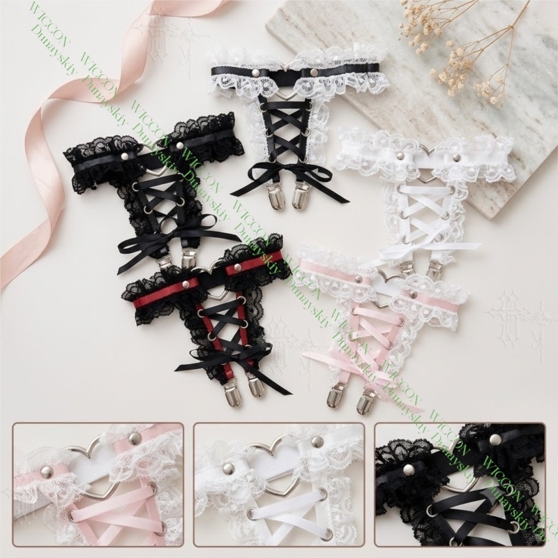 Jirai Kei Figure Ribbon Buckle - Garter Belt Set recensione e prezzo