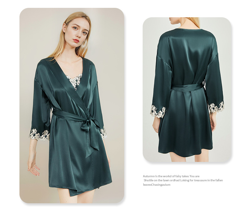 Elegante Set Camicia da Notte  - Robe Silk Women recensione e prezzo